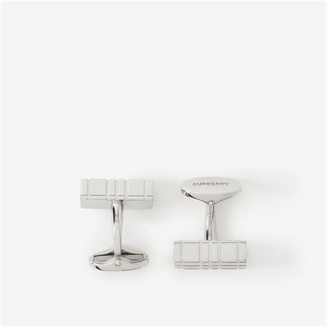 Burberry Check Cufflinks Men 